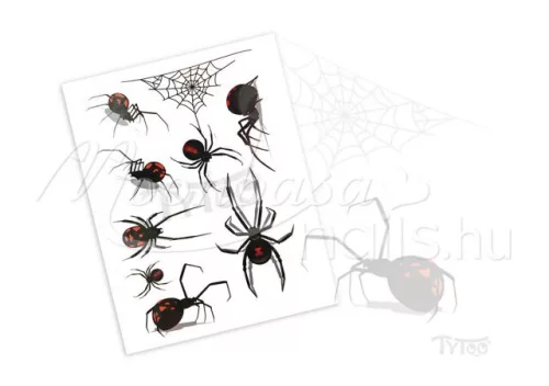 Autocolant tatuaj  SC-847 Păianjen