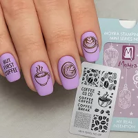 Mini plăci de unghii Moyra